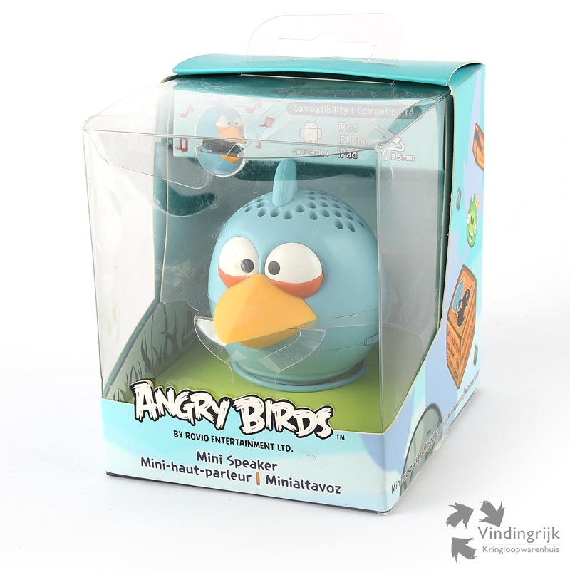 IMG_1251 Angry Birds Blue Bird mini speaker luidspreker