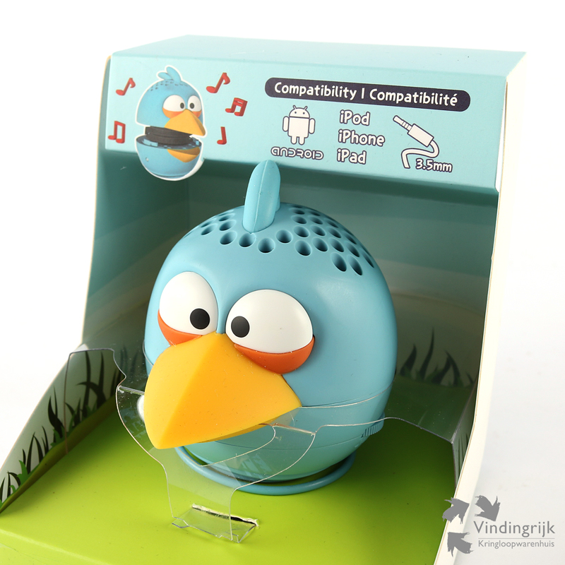 IMG_1252 Angry Birds Blue Bird mini speaker luidspreker