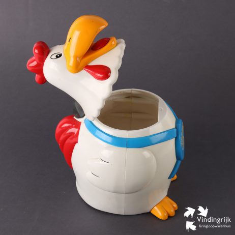 crowing rooster cookie jar fun-damental USA koekjespot haan kraaien geluid