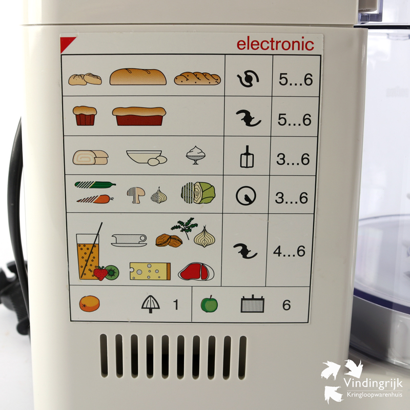 Braun Keukenmachine Electronic 4262 Parels Breda