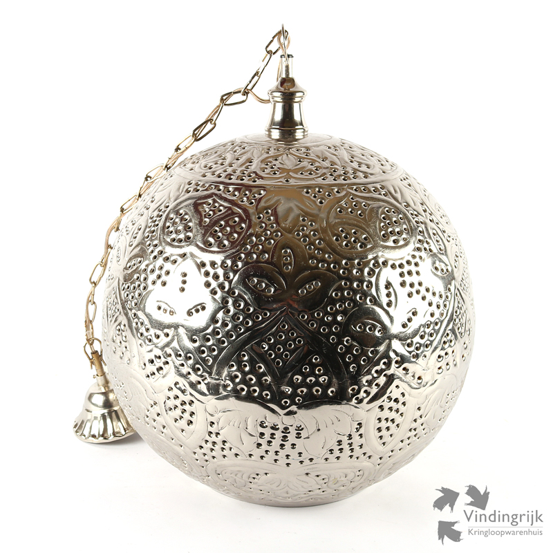 IMG_1704 oosterse metalen filigrain hanglamp metaal gaatjes lamp Oosters