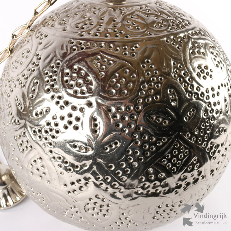 IMG_1705 oosterse metalen filigrain hanglamp metaal gaatjes lamp Oosters