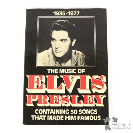 The Music of Elvis Presley muziekboek notenschrift Songbook