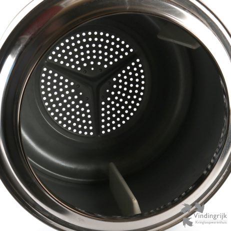 metalen droogtrommel wasmachine upcycling metaal poef lamp recycling ombouwen vuurkorf