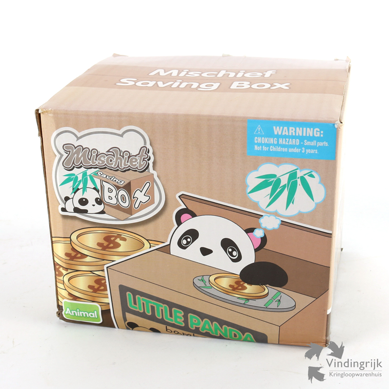 IMG_1932 bewegende elektrische Little panda spaarpot doos geld sparen
