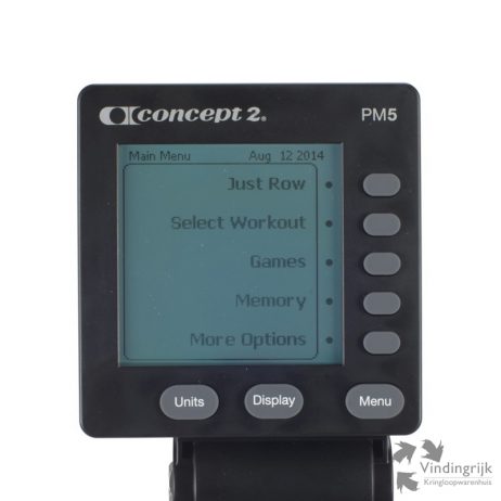 roeimachine Concept2 Model D PM5 roeitrainer row trainer performance monitor computer roeien trainen