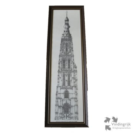 Grafiek Grote Kerk Breda - Cor van Bedaf