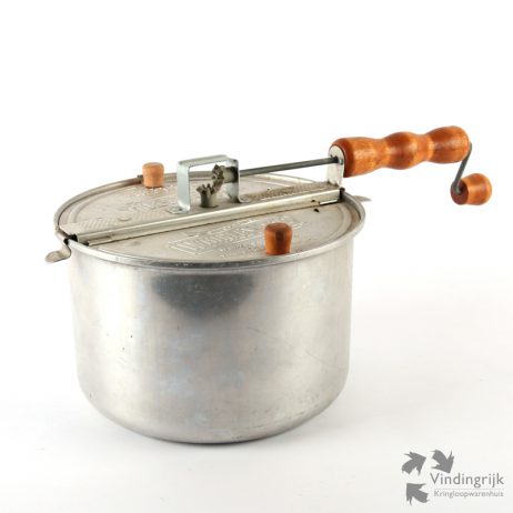 metalen Amerikaanse popcornpan genuine Whirley Pop popcorn maker metaal pan USA Amerika