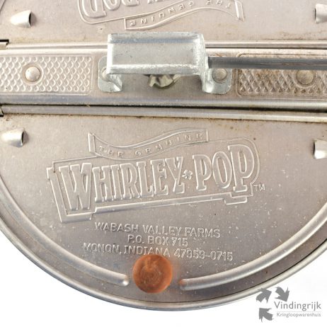 metalen Amerikaanse popcornpan genuine Whirley Pop popcorn maker metaal pan USA Amerika