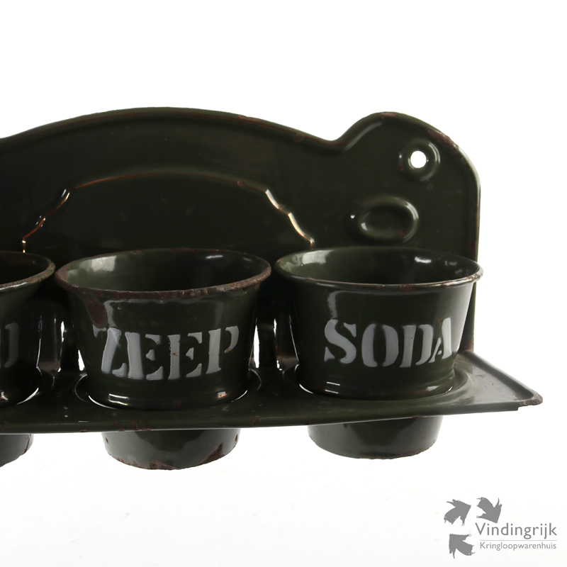 zand zeep soda zwart