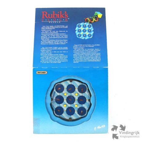 Rubik's Clock Puzzle Matchbox