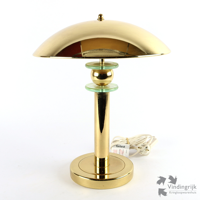 IMG_0085a vintage tafellamp mushroom paddenstoel goud messing Giso Gispen Wim Rietveld retro lamp