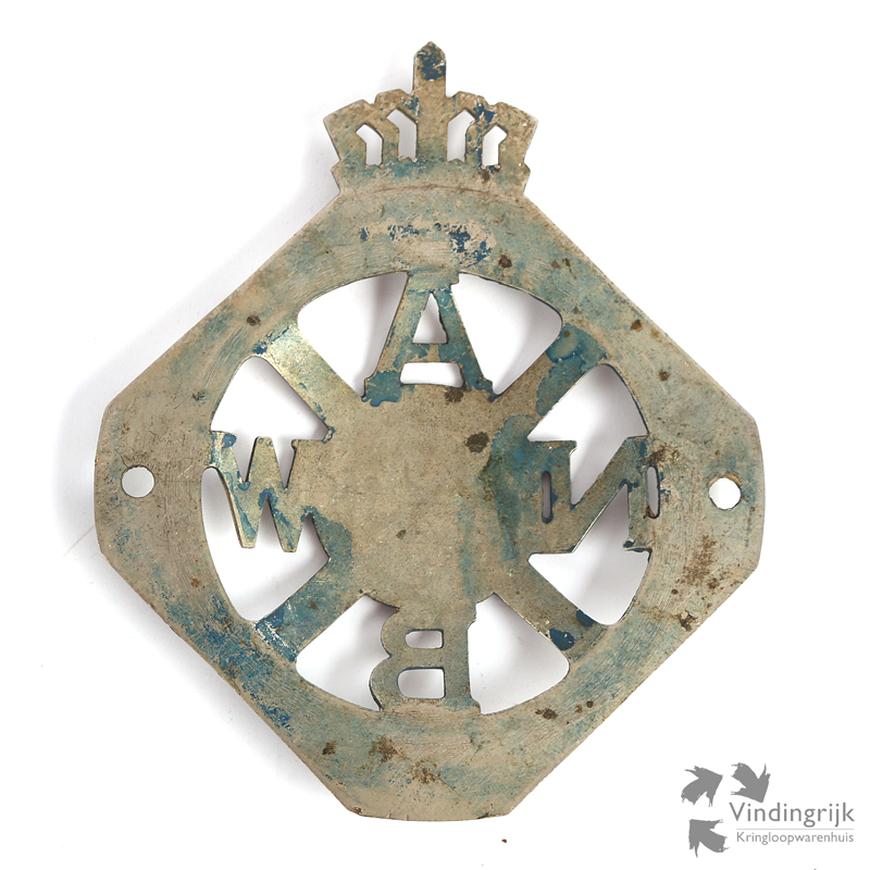 Vintage Schild Koninklijke Nederlandsche Toeristenbond ANWB Parels Breda