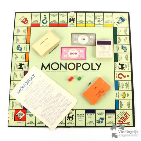 Vintage Bordspel Monopoly de Luxe Jaren '60