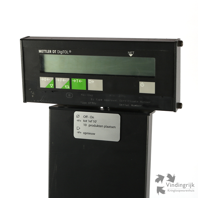 IMG_1024 digitale professionele industriële weegschaal Mettler Toledo DT30J USA kg wegen industrieel