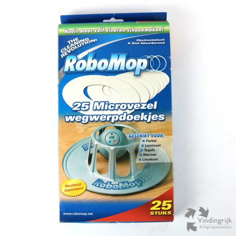 RoboMop robotstofzuiger vloeren vegen microvezel doekje