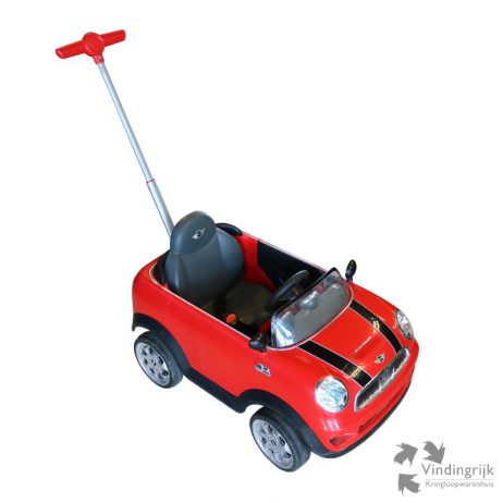mini cooper kinder trapauto duwauto loopauto