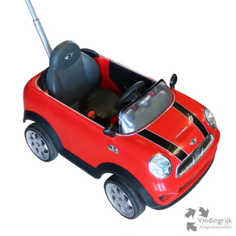 mini cooper kinder trapauto duwauto loopauto