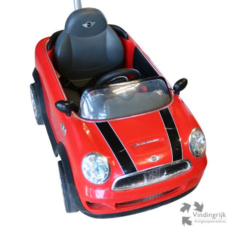 mini cooper kinder trapauto duwauto loopauto