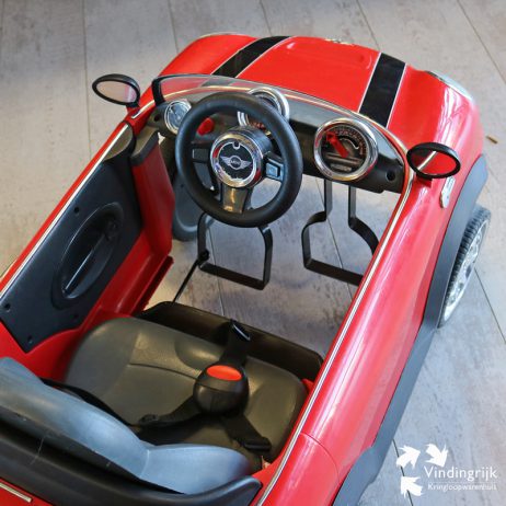 mini cooper kinder trapauto duwauto loopauto
