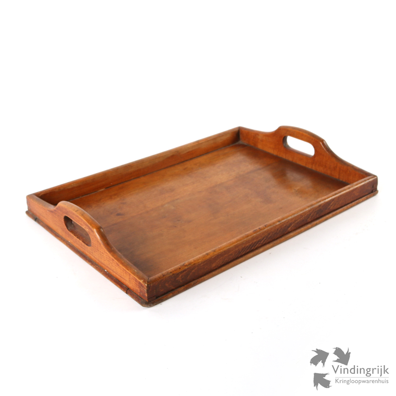 Creativ 575300 30 x 17 x 5 cm 1-delig houten grote dienblad met handgrepen