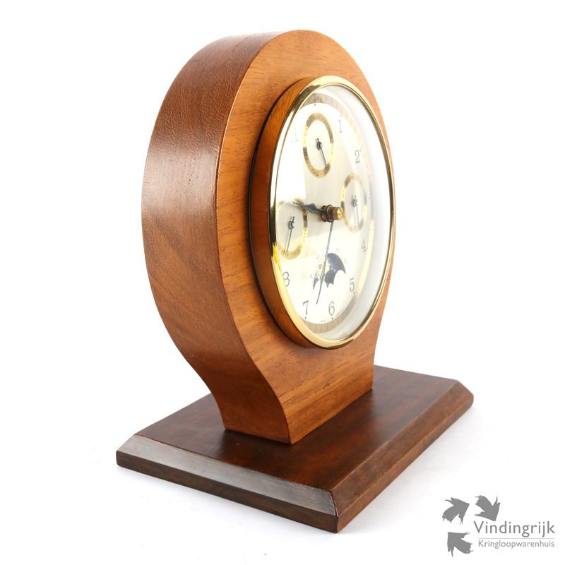 Hermle Quartz 2100 Tafelklok Maanstanden Parels Breda