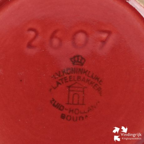 Bakje met Deksel Koninklijke Plateelbakkerij Zuid-Holland Gouda 2607