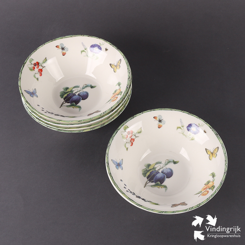 Set Schaaltjes Janneke Brinkman Fruit & Flowers Parels Breda