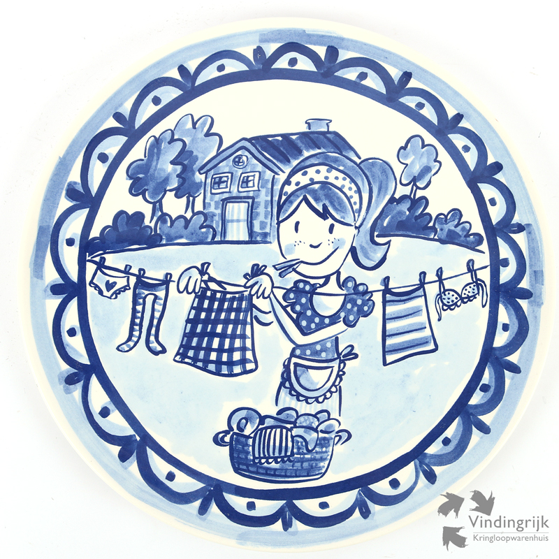 Serveerschaal Delfts Blond Blond Amsterdam Parels Breda