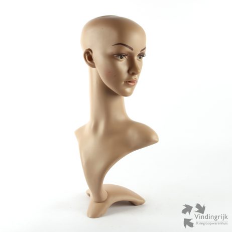 paspop hoofd vrouw mannequin etalagepop hoofd pruik hoed buste