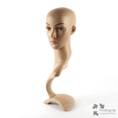 paspop hoofd vrouw mannequin etalagepop hoofd pruik hoed buste