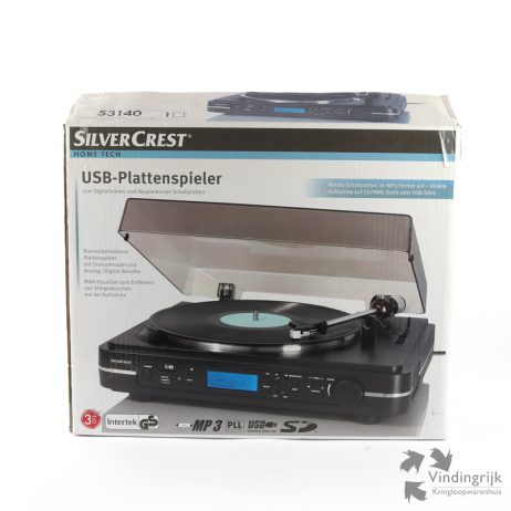USB platenspeler Silvercrest LP digitaliseren muziek MP3