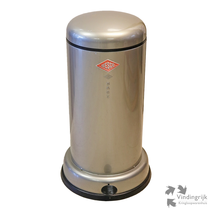 Corbeille à Papier Wesco Pedal Bin Baseboy - Amande, 20 L, Acier, Neuve