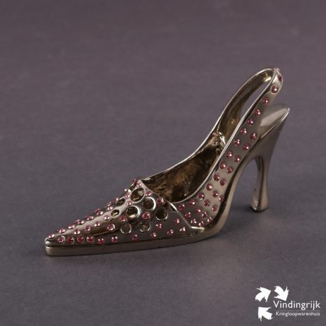 miniatuur hakschoen JuJu Palais Royal schoen hak Swarovski kristallen sieraad