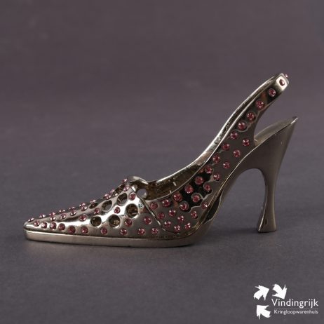 miniatuur hakschoen JuJu Palais Royal schoen hak Swarovski kristallen sieraad