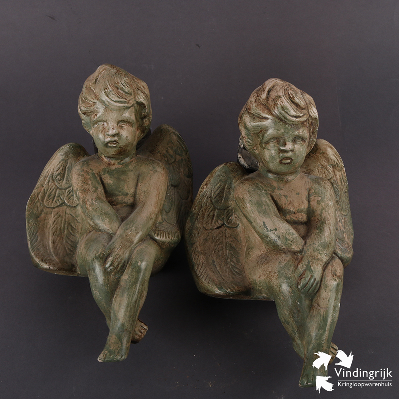 Steinfigur grosse Engel Büste – Stone and Style