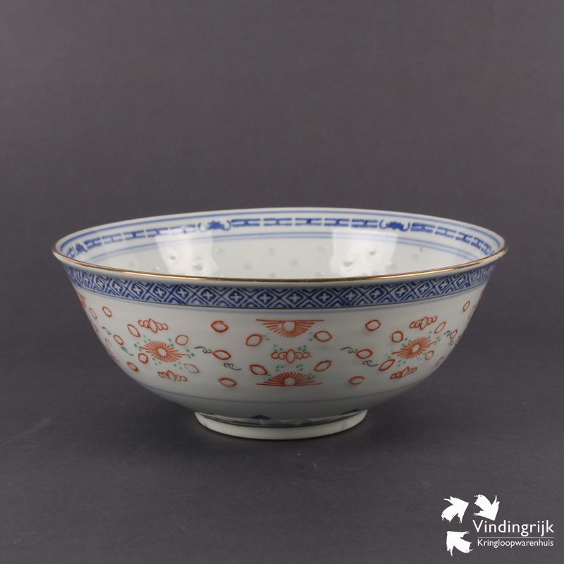 Ciotola Per Riso Vintage Blu Ø160mm - Set Da 12 In Porcellana Per Tavola - Foto 5