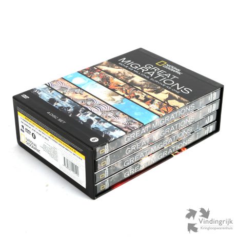 Great Migrations - 4 Dvd Box National Geographic documentaire natuurfilm