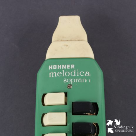 Hohner melodica soprano muziekinstrument vintage metaal kunststof