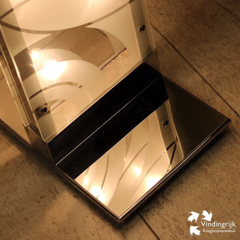 IMG_1020 design vloerlamp Livinia glas staande lamp Paul Neuhaus ontwerp Duitsland