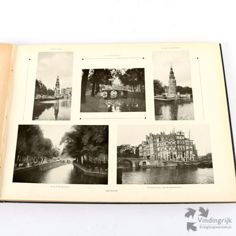Ons Eigen Land ANWB 1883 1908 boek Algemeenen Nederlandschen Wielrijdersbond Tusschen de Zeeën en achter het Duin