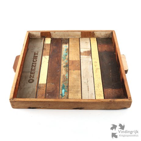 sloophout dienblad India hout Otentic Design café Zeezicht Breda