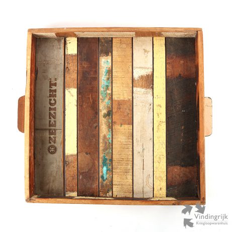 sloophout dienblad India hout Otentic Design café Zeezicht Breda