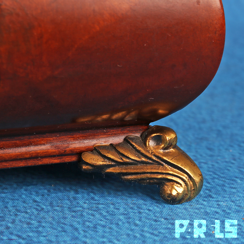 IMG_1856 zeldzaam vintage tafelklokje Wuba Warmink notenhout pendule schouwklok Beidt uw tijd