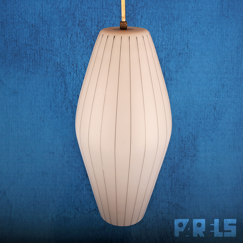 IMG_3337 vintage design Philips hanglamp Louis Kalff NG 17 melkglas licht strepen lijnen
