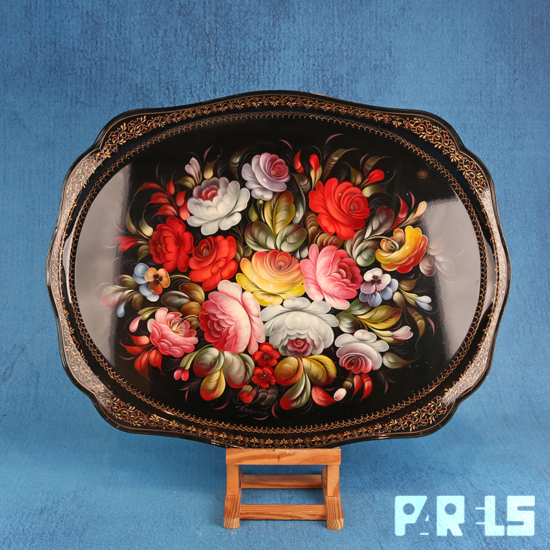 Chinese Schaal Porselein Bloemen Handbeschilderd 20cm - Totale Showroom Leegverkoop! Tot 80% Korting