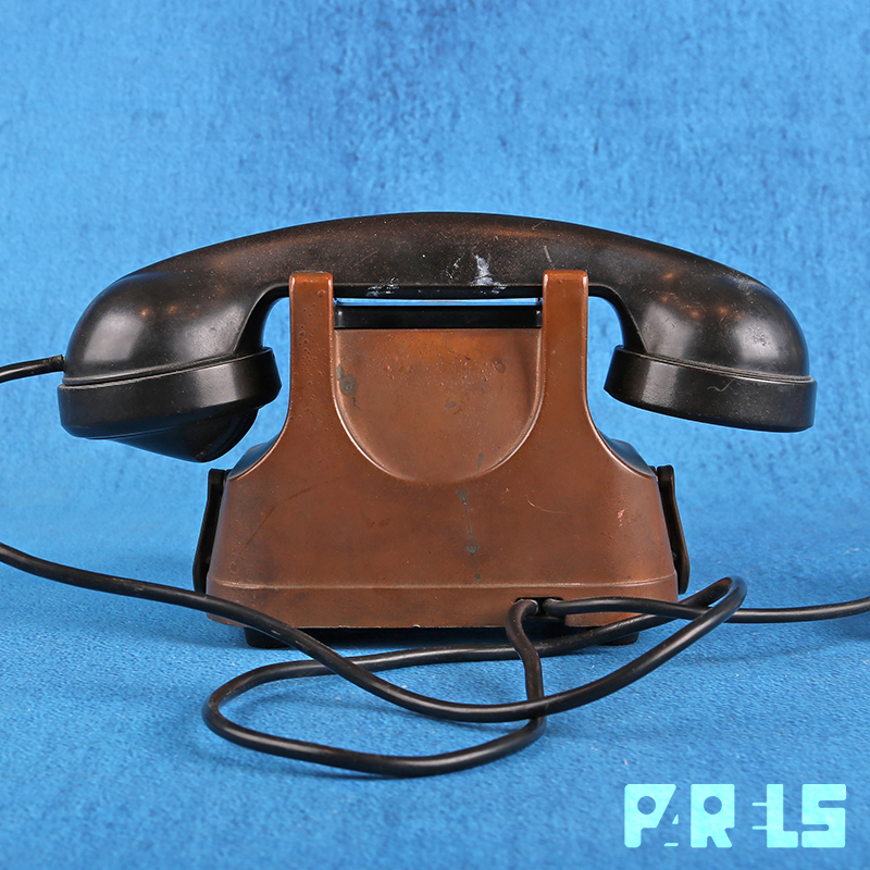 Vintage Koperen Telefoon Parels Breda