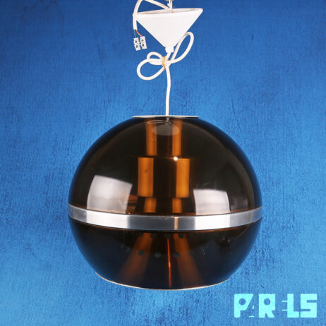vintage Dijkstra space age design Holland hanglamp globe