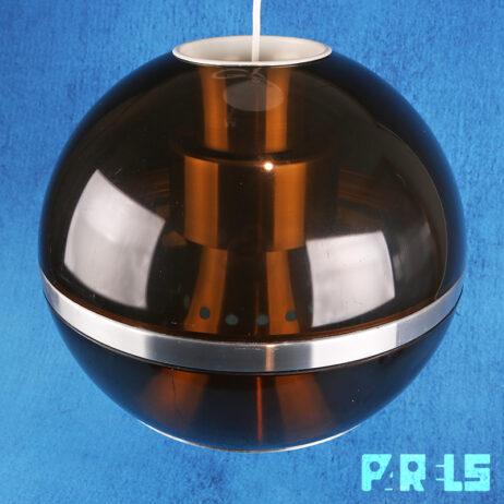 vintage Dijkstra space age design Holland hanglamp globe