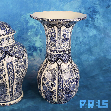 kaststel Royal Boch delftsblauw vintage vaas pot vazen villeroy&boch